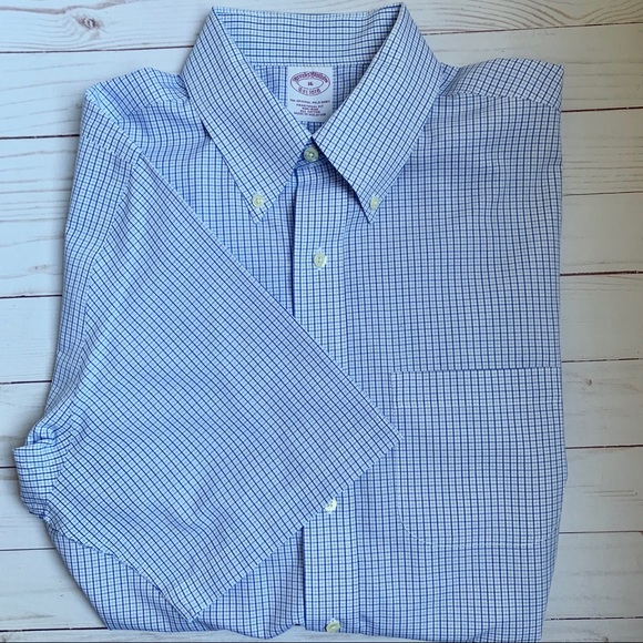 NWOT Mens Brooks Brothers Plaid Shirt Size 16 - Picture 4 of 7